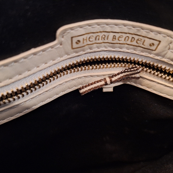 EUC Henri Bendel Eggplant Leather Satchel - Picture 9 of 9